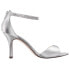 Фото #1 товара Nina Volanda Metallic Rhinestone Evening Womens Silver Dress Sandals VOLANDA-NS