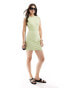 Фото #4 товара ASOS DESIGN crew neck tank mini dress in green