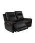 Фото #1 товара Trevor Leather Loveseat with Power and USB Charge Port