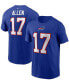 ფოტო #1 პროდუქტის Men's Josh Allen Royal Buffalo Bills Name and Number T-shirt