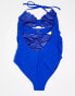 The Frolic Maternity Marella scallop swimsuit in cobalt blue