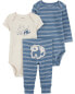 Фото #12 товара Baby 3-Piece Panda Little Outfit Set 12M