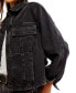 ფოტო #4 პროდუქტის Women's Cotton Jade Classic Denim Jacket