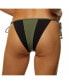 ფოტო #3 პროდუქტის Women's Color Block Reversible Tie Side Bikini Bottom