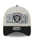 Фото #3 товара Men's Stone, Black Las Vegas Raiders 2023 NFL Draft 39THIRTY Flex Hat