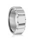 Polished Silver Tungsten 8mm Ring