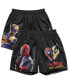 Men's Black Deadpool Wolverine Best Friends Retro Shorts