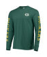 Фото #1 товара Men's Green Bay Packers Green Franklin Long Sleeve T-shirt