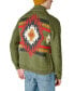 ფოტო #2 პროდუქტის Men's Southwestern Zip-Front Bomber Sweater
