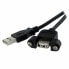 Фото #2 товара Кабель Micro USB Startech USBPNLAFAM3 90 cm Чёрный