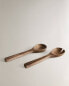 Set of mango wood salad servers (set of 2)