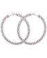 Фото #1 товара Серьги Guess crystal Pavé Large Hoop