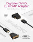 ICY BOX IB-AC552 - DVI-D - HDMI Type A (Standard) - Male - Female - Straight - Straight