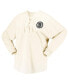 Фото #2 товара Women's Cream Boston Bruins Original Six Lace-Up Spirit Jersey Long Sleeve T-shirt