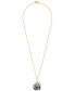 Фото #3 товара Wrapped black & White Diamond Panda 18" Pendant Necklace (1/10 ct. t.w.) in 10k Gold, Created for Macy's