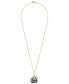 ფოტო #3 პროდუქტის Black & White Diamond Panda 18" Pendant Necklace (1/10 ct. t.w.) in 10k Gold, Created for Macy's