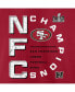 Фото #4 товара Men's Scarlet San Francisco 49ers 2023 NFC Champions Right Side Big and Tall T-shirt