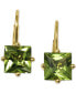 ფოტო #3 პროდუქტის Peridot Princess Leverback Drop Earrings (2-1/4 ct. t.w.) in 14k Gold Earrings