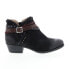 Фото #2 товара Miz Mooz Booker 111265 Womens Black Leather Zipper Ankle & Booties Boots