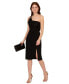 Women's Bow-Front One-Shoulder Dress