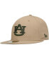 ფოტო #1 პროდუქტის Men's Tan Auburn Tigers Camel & Rifle 59FIFTY Fitted Hat