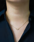 ფოტო #2 პროდუქტის Diamond Triple Bezel 17" Pendant Necklace (1/4 ct. t.w.) in 10k Gold, Created for Macy's