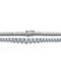 ფოტო #3 პროდუქტის White Gold Plated with Cubic Zirconia Graduated Tennis Chain Necklace