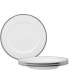 Whiteridge Platinum Set Of 4 Dinner Plates, 10-1/2"