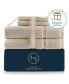 Фото #5 товара Luxury Soft 100% Cotton Bathmat & Washcloth Collection - 4 Piece Set