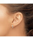 ფოტო #2 პროდუქტის Stainless Steel Polished Hinged Hoop Earrings