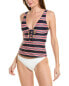 Фото #1 товара La Blanca Sailor Off-The-Shoulder Tankini Women's 6