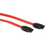 Фото #1 товара VALUE Internal SATA 3.0 Gbit/s Cable 0.5 m - 0.5 m - SATA III - Male/Male - Red