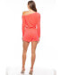 ფოტო #2 პროდუქტის Women's One Shoulder Knit Romper