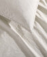Washed Percale Cotton Solid 3 Piece Duvet Cover Set, King