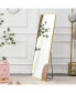 Фото #1 товара Aluminium Frame Full Body Mirror - Golden 63" X 20"