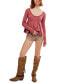 Women's Found Your Babydoll Thermal Top