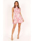 ფოტო #3 პროდუქტის Women's Gardenia Halter Mini Dress