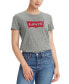 Фото #1 товара Women's Perfect Graphic Logo Cotton T-shirt
