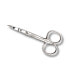 Фото #19 товара Curved leather MANICURE SCISSORS 1 u