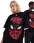 Фото #1 товара ASOS DESIGN Marvel unisex oversized t-shirt with Spiderman large scale print in black