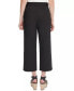 Фото #2 товара Calvin Klein Womens Stretch Pocketed Wear to Work Wide Leg Pants Black Size 6