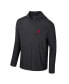 Фото #2 товара Men's Black Alabama Crimson Tide Cloud Jersey Raglan Long Sleeve Hoodie T-Shirt