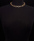 Фото #2 товара On 34th gold-Tone Chunky Chain Link Collar Necklace, 15" + 2" extender, Created for Macy's