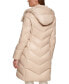 ფოტო #2 პროდუქტის Women's Faux-Fur-Lined Hooded Down Puffer Coat