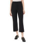 Фото #1 товара Women's Solid Wide-Leg Cropped Pull-On Pants