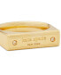 ფოტო #3 პროდუქტის Gold-Tone Pavé Logo Bar Ring