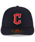 Фото #3 товара Men's Navy Cleveland Guardians Authentic Collection On-Field Road Low Profile 59Fifty Fitted Hat