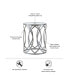 Фото #5 товара Arlo Metal Eyelet Accent Table