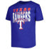 Texas Rangers T-Shirt XXL18 Men's Blue Short Sleeve Printed Graphics Soft Fabric