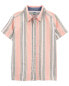 Фото #3 товара Рубашка для мальчиков Carterʻs в клетку "Kid Plaid Button-Front Shirt" сделана из LENZING™ ECOVERO™